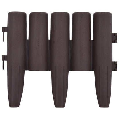 Bordature per Prato 36 pz Marroni 10 m in PP - homemem39