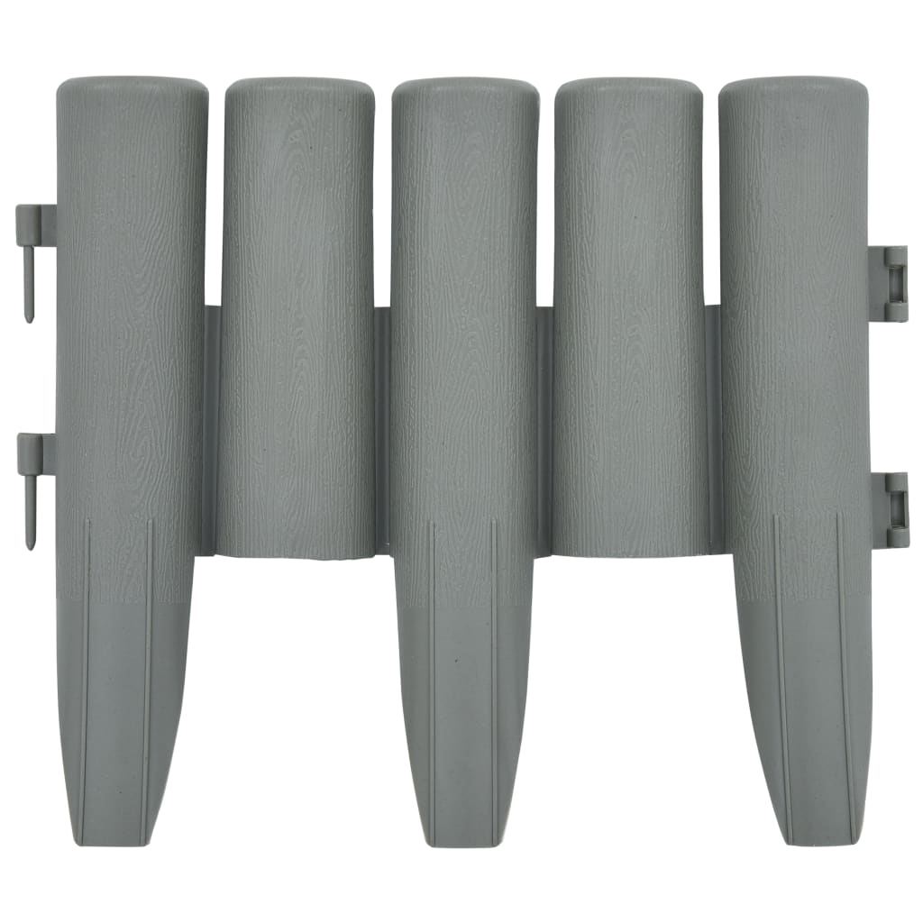 Bordature per Prato 36 pz Grigie 10 m in PP - homemem39