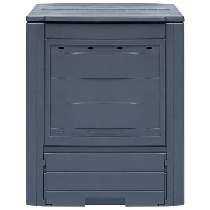 Compostiere per Giardino 2 pz Grigio 60x60x73 cm 520 L | homemem39