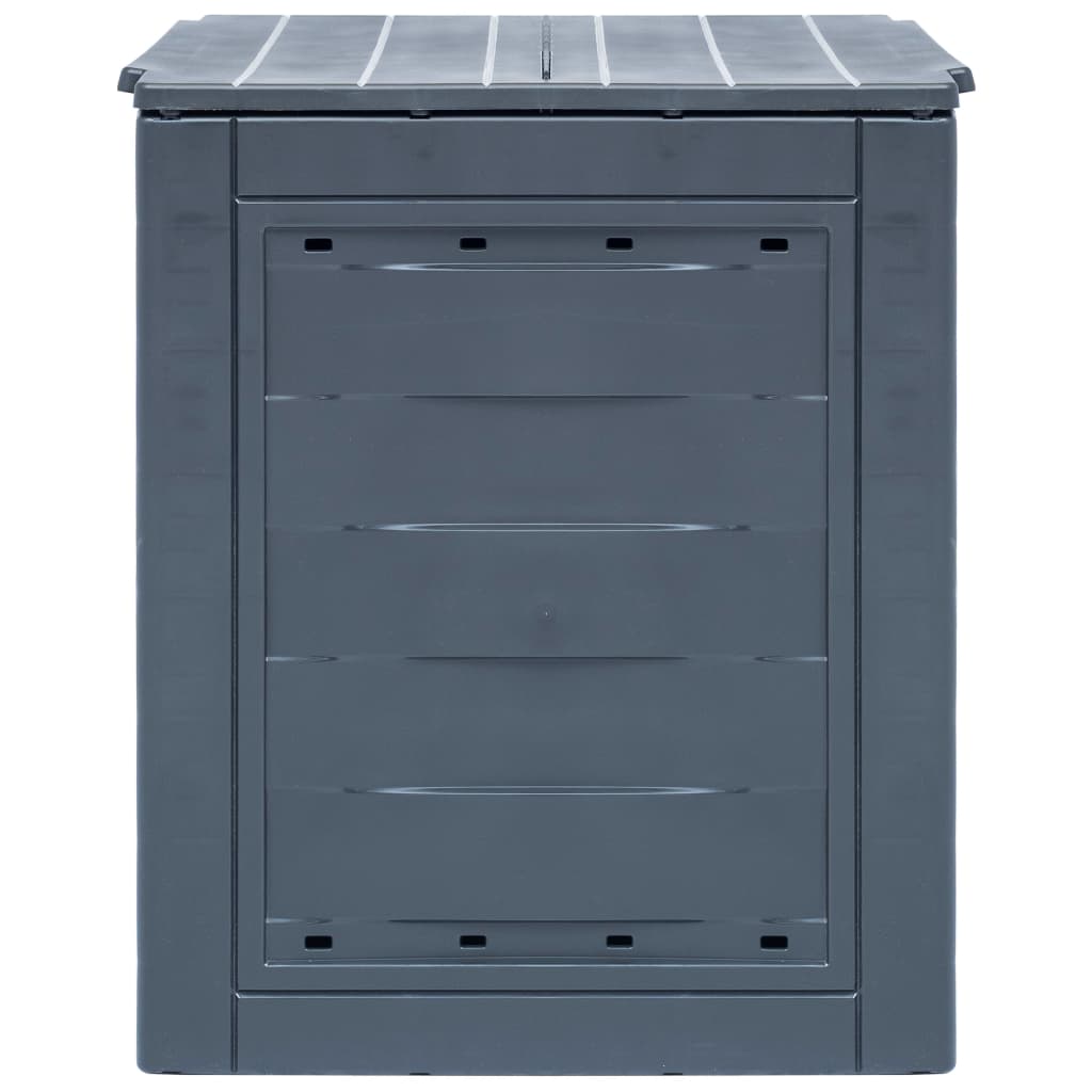 Compostiere per Giardino 2 pz Grigio 60x60x73 cm 520 L | homemem39