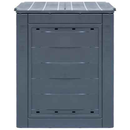 Compostiere per Giardino 2 pz Grigio 60x60x73 cm 520 L | homemem39