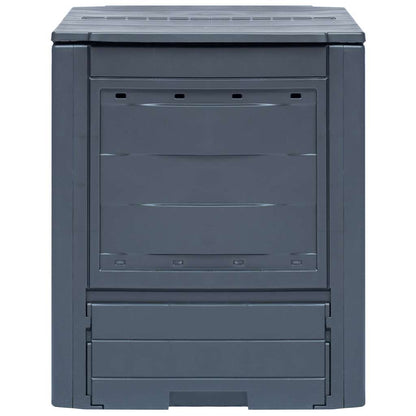 Compostiere per Giardino 3 pz Grigio 60x60x73 cm 780 L
