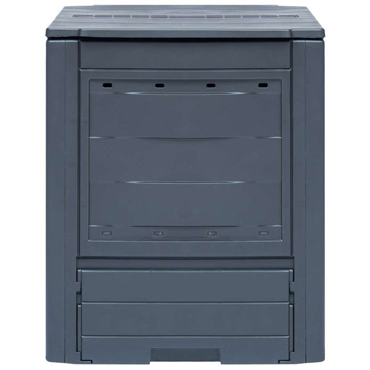 Compostiere per Giardino 3 pz Grigio 60x60x73 cm 780 L