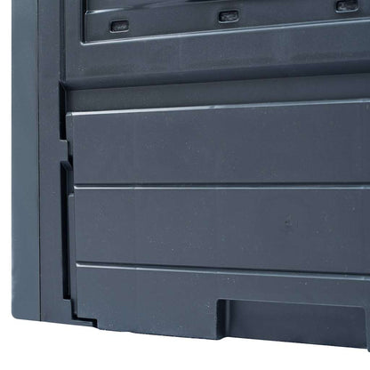 Compostiere per Giardino 3 pz Grigio 60x60x73 cm 780 L