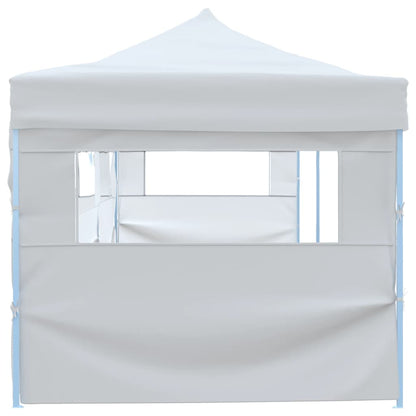 Tenda Pieghevole Pop-Up con 5 Pareti Laterali 3x9 m Bianca - homemem39