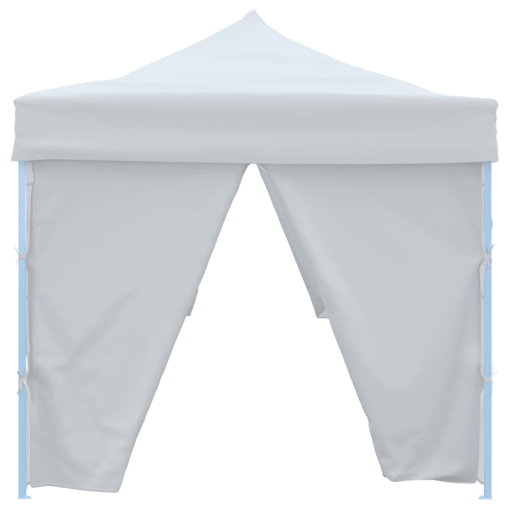 Tenda Pieghevole Pop-Up con 8 Pareti Laterali 3x9 m Bianca - homemem39