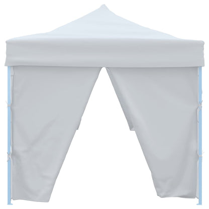 Tenda Pieghevole Pop-Up con 8 Pareti Laterali 3x9 m Bianca - homemem39