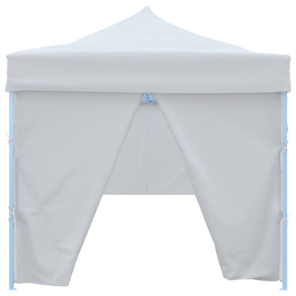 Tenda Pieghevole Pop-Up con 8 Pareti Laterali 3x9 m Bianca - homemem39