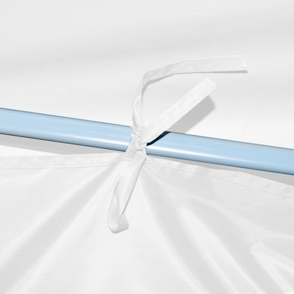 Tenda Pieghevole Pop-Up con 8 Pareti Laterali 3x9 m Bianca - homemem39