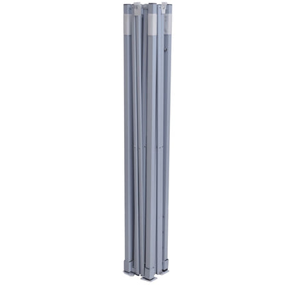Gazebo Professionale Pieghevole 2x2 m in Acciaio Blu | homemem39