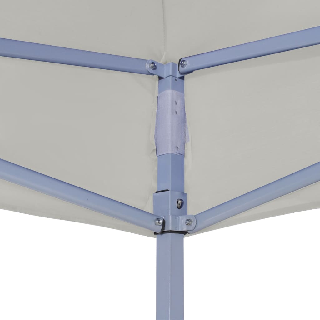 Gazebo Professionale Pieghevole 2x2 m in Acciaio Crema | homemem39