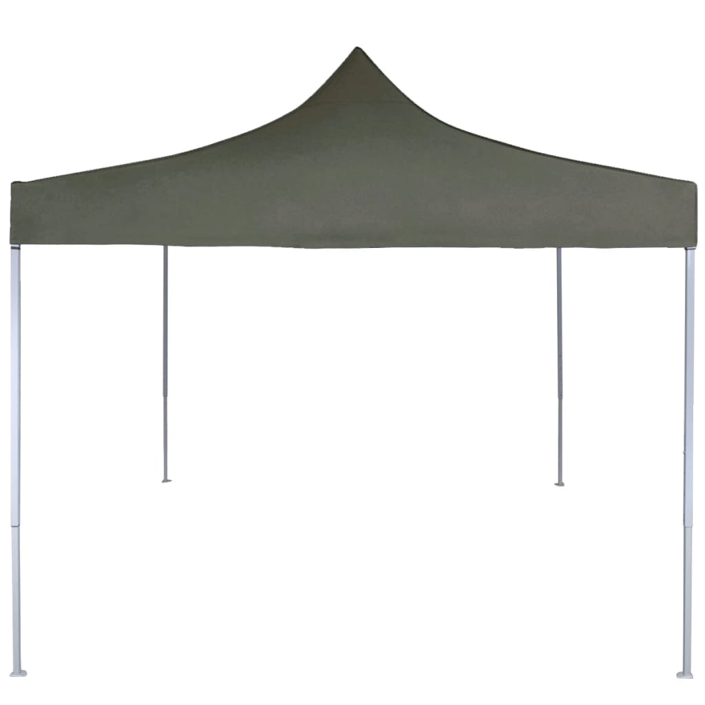 Gazebo Professionale Pieghevole 2x2m in Acciaio Antracite | homemem39