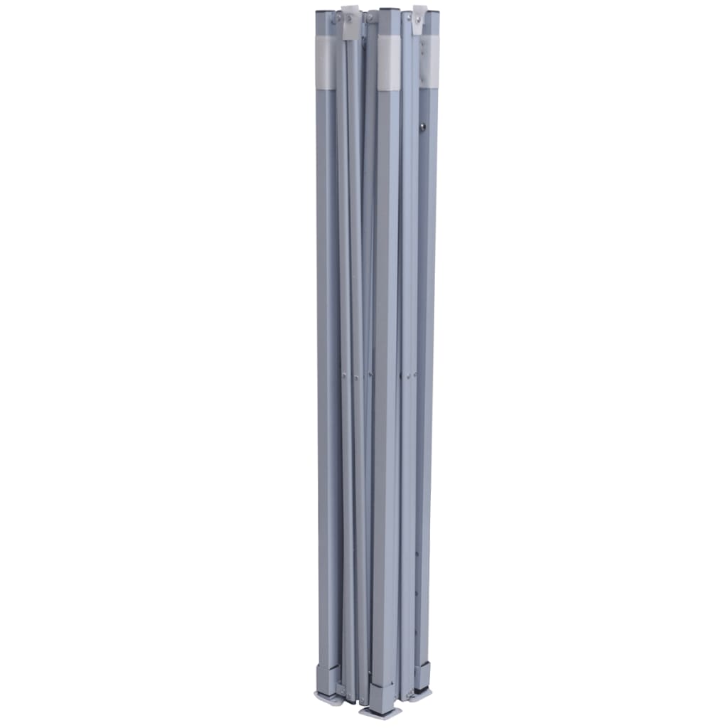 Gazebo Professionale Pieghevole 4 Pareti 2x2m Acciaio Antracite | homemem39