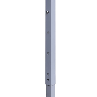 Gazebo Professionale Pieghevole 4 Pareti 2x2m Acciaio Antracite - homemem39