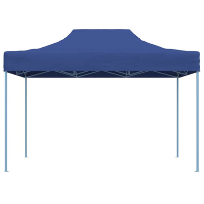Gazebo Professionale Pieghevole 3x4m Acciaio Blu - homemem39