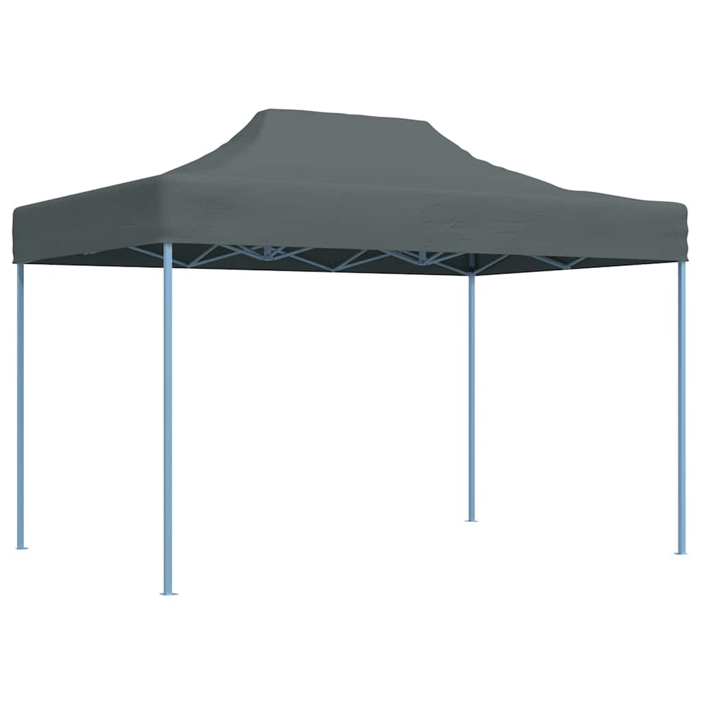 Gazebo Professionale Pieghevole 3x4m in Acciaio Antracite - homemem39