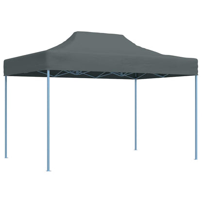Gazebo Professionale Pieghevole 3x4m in Acciaio Antracite - homemem39