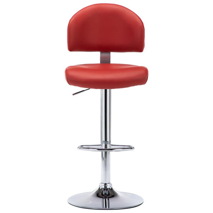Sgabelli da Bar 2 pz Rosso Vino in Similpelle | homemem39