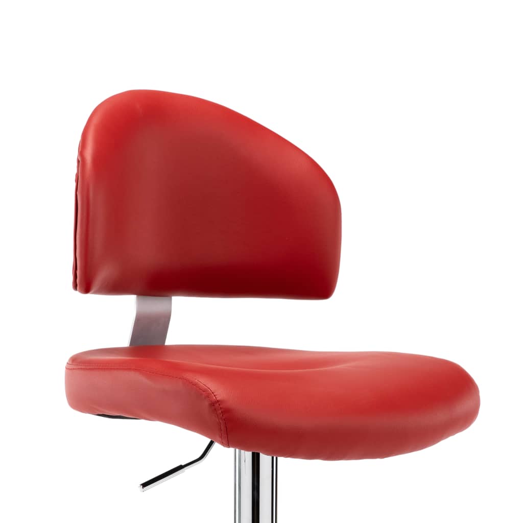 Sgabelli da Bar 2 pz Rosso Vino in Similpelle | homemem39