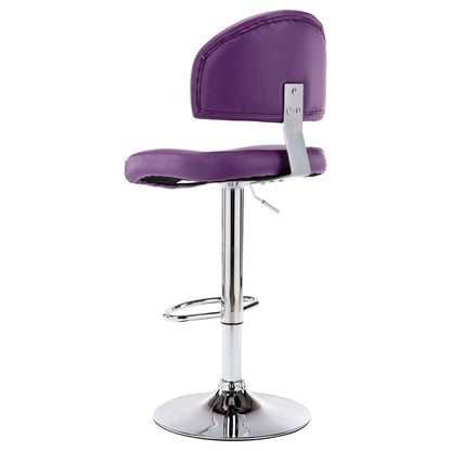Sgabelli da Bar 2 pz Viola in Similpelle | homemem39