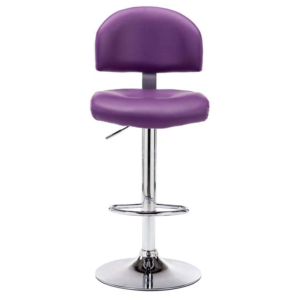 Sgabelli da Bar 2 pz Viola in Similpelle | homemem39