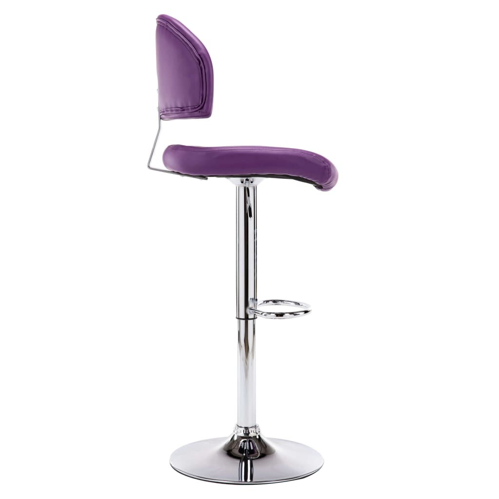 Sgabelli da Bar 2 pz Viola in Similpelle | homemem39