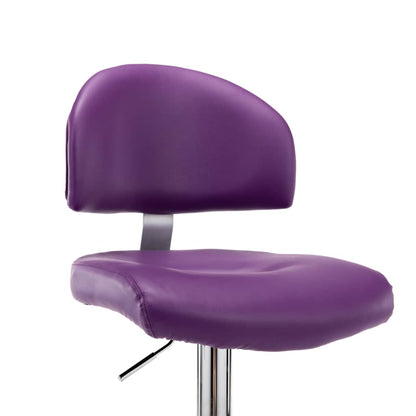 Sgabelli da Bar 2 pz Viola in Similpelle | homemem39