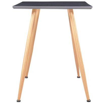 Tavolo da Pranzo Grigio e Rovere 120x60x74 cm in MDF | homemem39