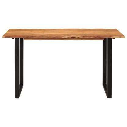 Tavolo da Pranzo 140x70x76 cm in Legno Massello di Acacia | homemem39