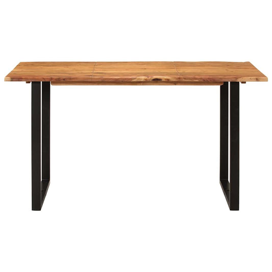 Tavolo da Pranzo 140x70x76 cm in Legno Massello di Acacia | homemem39