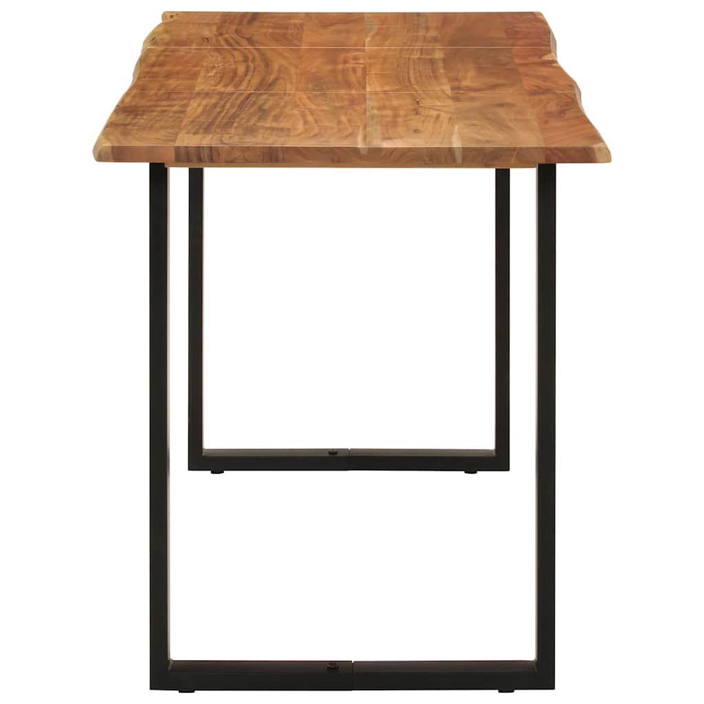 Tavolo da Pranzo 140x70x76 cm in Legno Massello di Acacia | homemem39