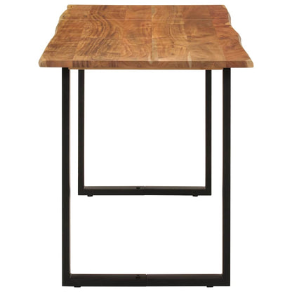Tavolo da Pranzo 140x70x76 cm in Legno Massello di Acacia | homemem39