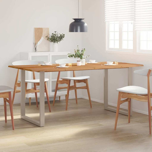 Tavolo da Pranzo 180x90x76 cm in Legno Massello di Acacia