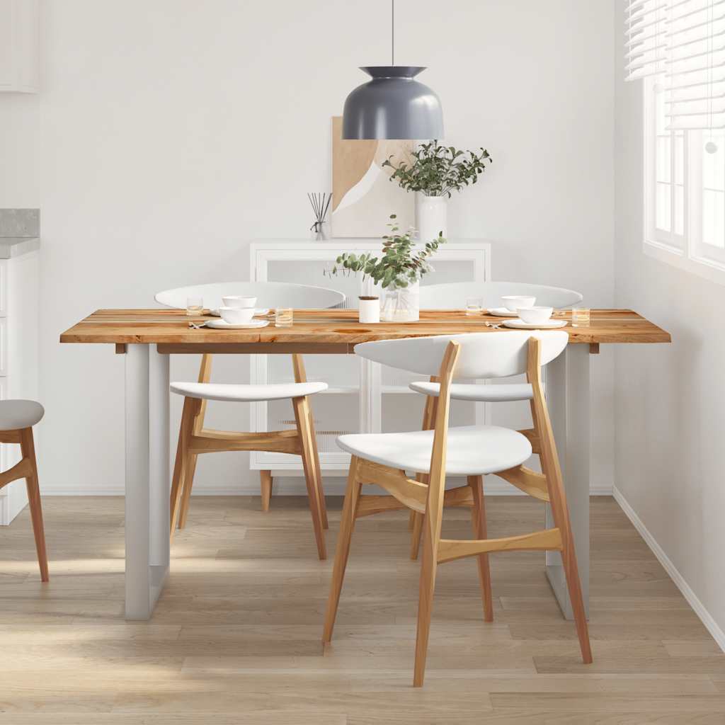 Tavolo da Pranzo 154x80x76 cm in Legno Massello di Acacia | homemem39