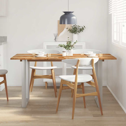 Tavolo da Pranzo 154x80x76 cm in Legno Massello di Acacia | homemem39