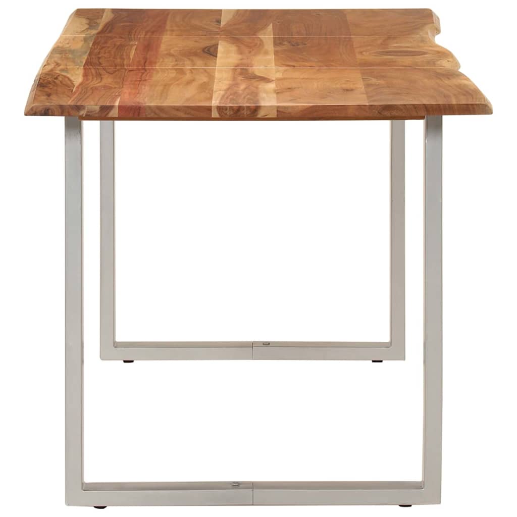 Tavolo da Pranzo 154x80x76 cm in Legno Massello di Acacia | homemem39