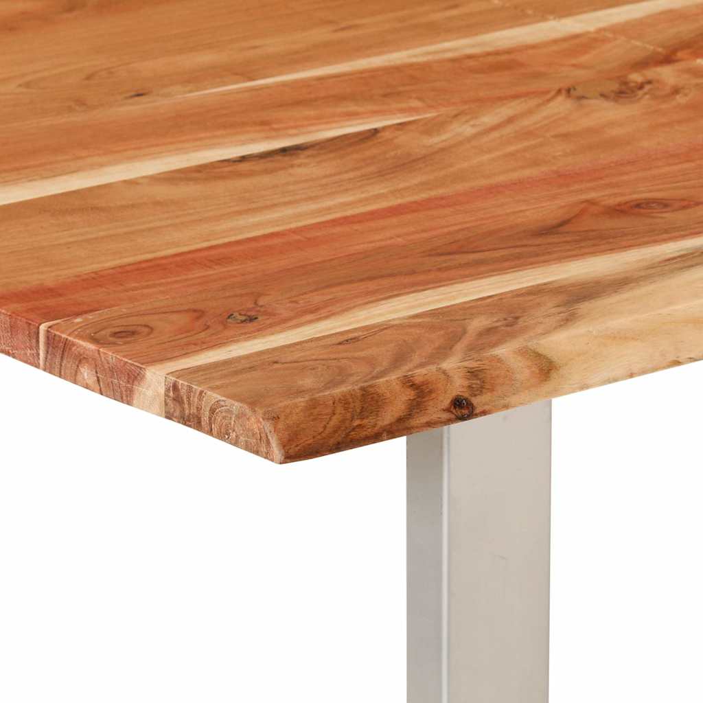 Tavolo da Pranzo 154x80x76 cm in Legno Massello di Acacia | homemem39