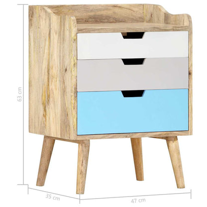 Comodino in Legno Massello di Mango