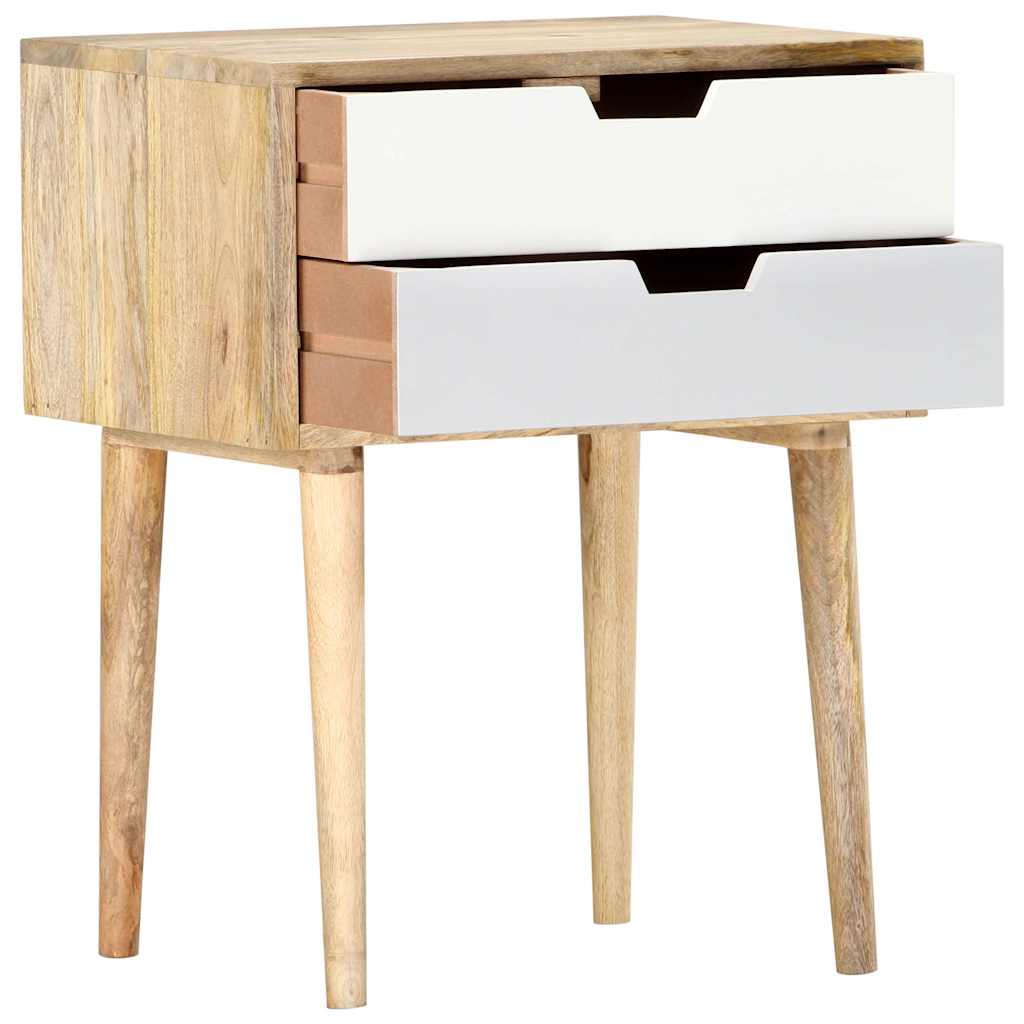 Comodino in Legno Massello di Mango