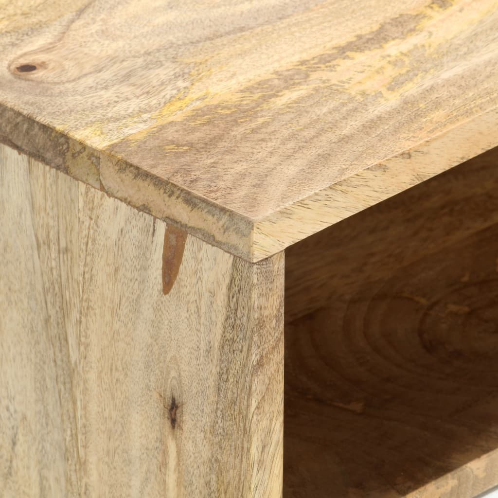 Mobile Porta TV 110x35x48 cm Legno Massello di Mango