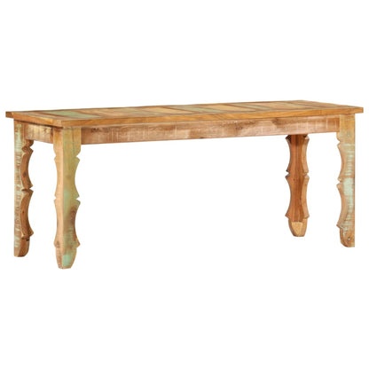 Panca 110x35x45 cm in Legno Massello di Recupero | homemem39