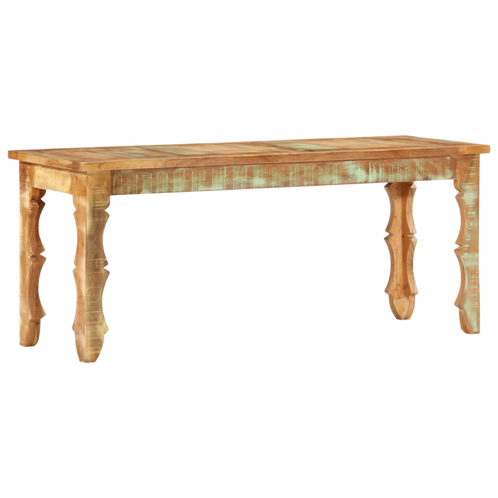 Panca 110x35x45 cm in Legno Massello di Recupero | homemem39