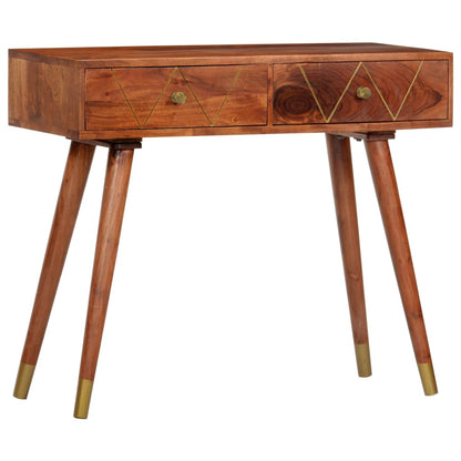 Tavolo Consolle 90x35x76 cm in Legno Massello d'Acacia | homemem39