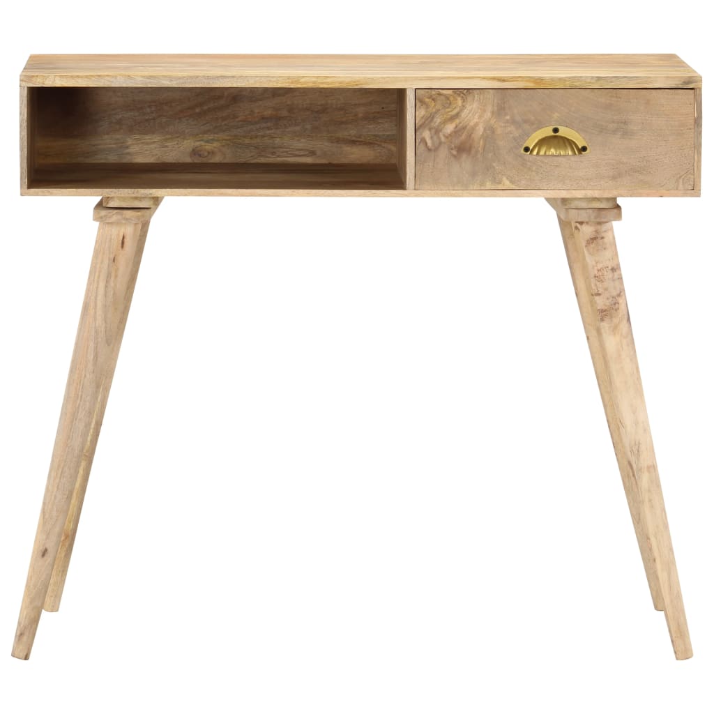Tavolo Consolle 90x45x75 cm in Legno Massello di Mango - homemem39