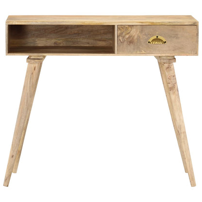 Tavolo Consolle 90x45x75 cm in Legno Massello di Mango - homemem39
