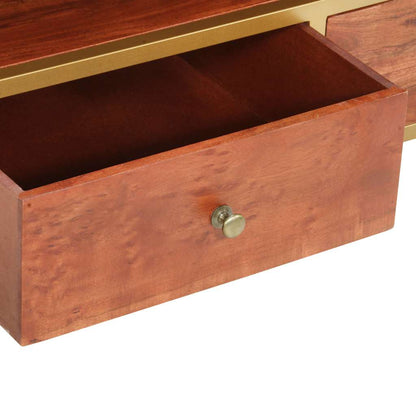 Tavolino da Salotto 90x50x40 cm in Legno Massello di Acacia
