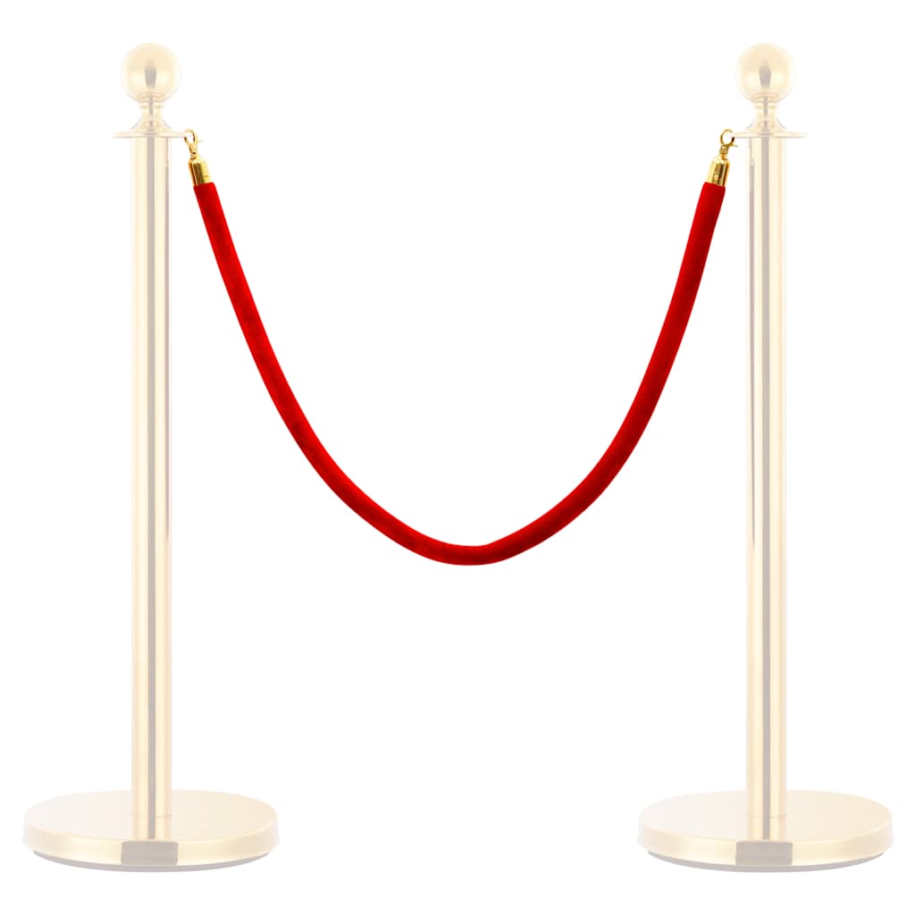 Cordone per Transenne Rosso e Oro in Velluto | homemem39