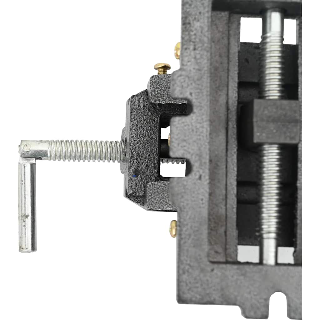 Morsa Manuale con Slitta Trasversale per Trapano a Colonna 70mm - homemem39