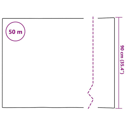 Pellicola per Finestra Design Smerigliato Strisce 0,9x50 m PVC - homemem39
