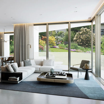 Pellicola per Finestra Design Smerigliato Strisce 0,9x100 m PVC - homemem39